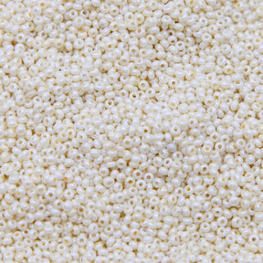 SV100-116: Vintage Venetian Seed Bead Opaque Yellow Luster 12/0 - 250 Grams