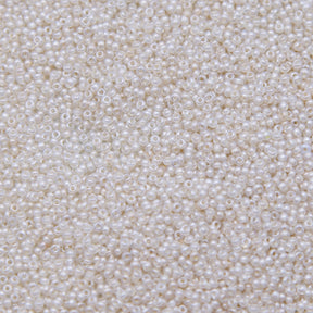 SV100-117: Vintage Venetian Seed Bead Transparent Tan Luster 13/0 - 250 Grams