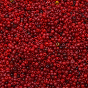 SV100-132: Vintage Venetian Seed Bead Red/Brown Mix 11/0 - 250 Grams