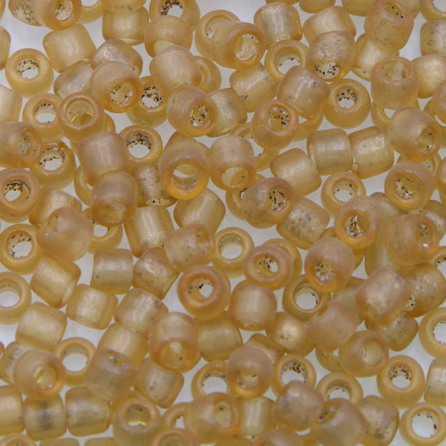 SV100-142: Vintage Venetian Seed Bead Light Topaz 5/0 - 250 Grams