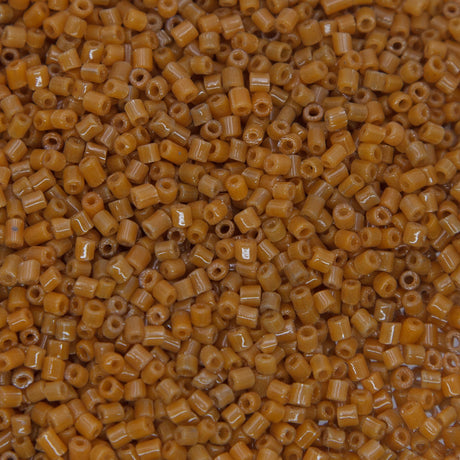 SV100-63: Vintage Venetian Bugle Dark Sienna 2MM AVG - 250 Grams