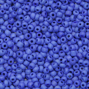 SV100-93: Vintage Venetian Seed Bead Opaque Blue Mix 7/0 -250 Grams