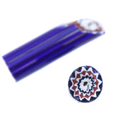 SV520-3: Antique Venetian 5–6 Layer Chevron Cane Segment - 1.5-2 Inch Usable Length