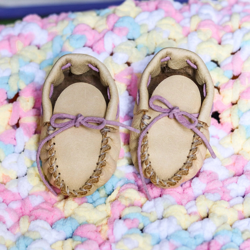 RLM100-B: Leather Moccasin Kit, Size Baby (6-9M)