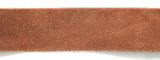 25SL155: Suede Lace Med Brown 1 In 25mm 1YD