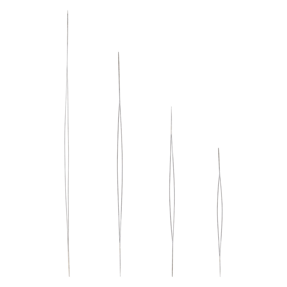 JNEED-ASST01: Beadalon Big Eye Needle 4PC Asst 1.75/2.25/3.25/4.5"