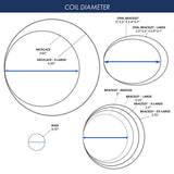 MW525-S: Memory Wire 4 Assorted Sizes Silver 15lp .5 Ounce - Package
