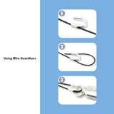 FI174-ST: Beadalon Wire Guardians Silver .022 Inch Hole - 1 Gross