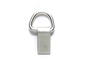 ND600-AS: Nunn Hinged Loop Bail 4x6mm ANT SIL-1EA