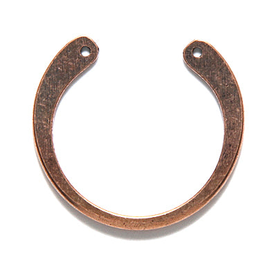 ND1110-AC: Nunn Wire Frame Open Circle 27x30mm Two Hole-1EA