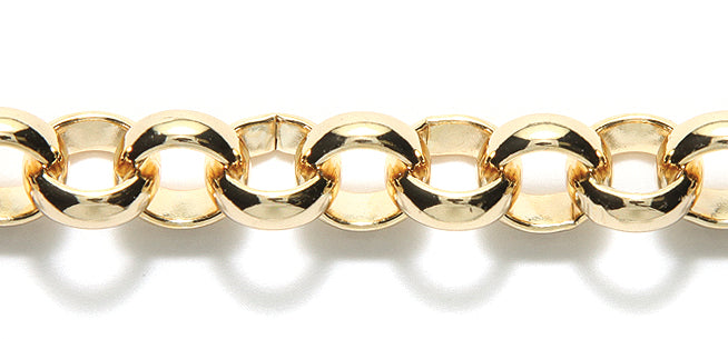 49CX4854: Chain 11mm Rolo Gold 1FT