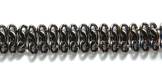 11CX3809: Chain 3 Row Chain Maille 11mm GNMTL 6"