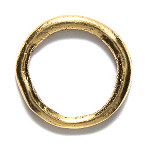 ND4131-AG: Nunn Organic Hoop 21mm ANT Gold-1EA
