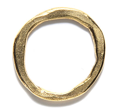 ND4130-AG: Nunn Organic Hoop 29mm ANT Gold-1EA